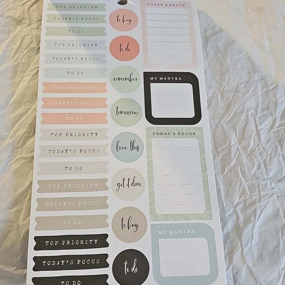 NWT The Happy Planner Farmhouse Sticker Book - 715pcs